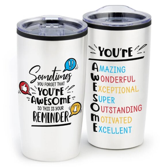 None Other - Sometimes You Forget That You're Awesome... Stainless-Steel Tumbler 20 oz.